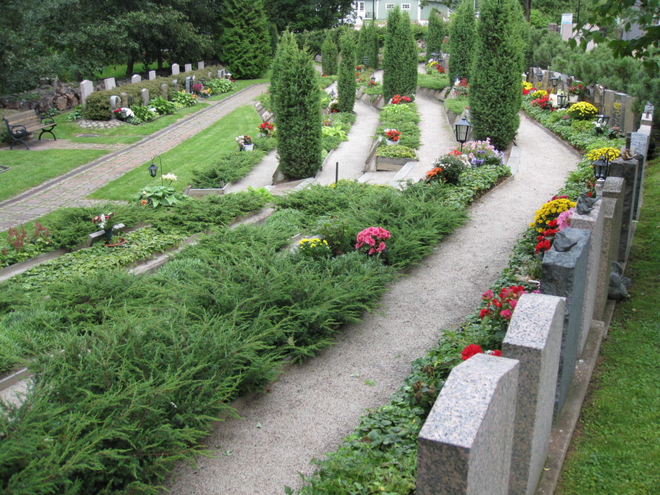 Hietakylän hautausmaa Haminassa.
