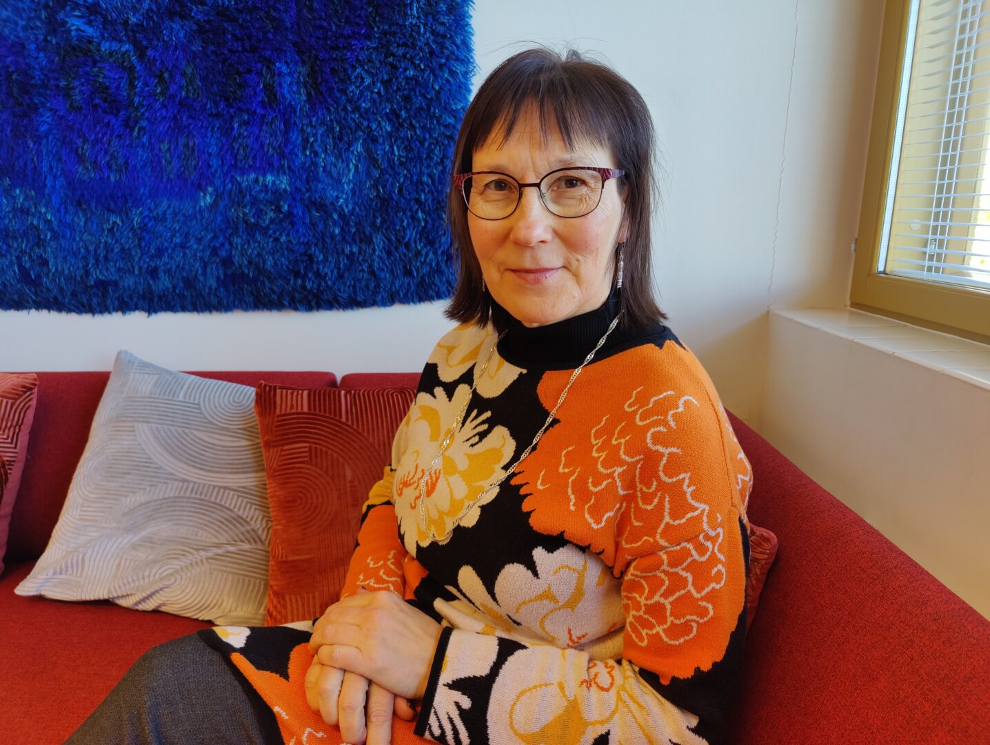 Pastori Anita Venäläinen.